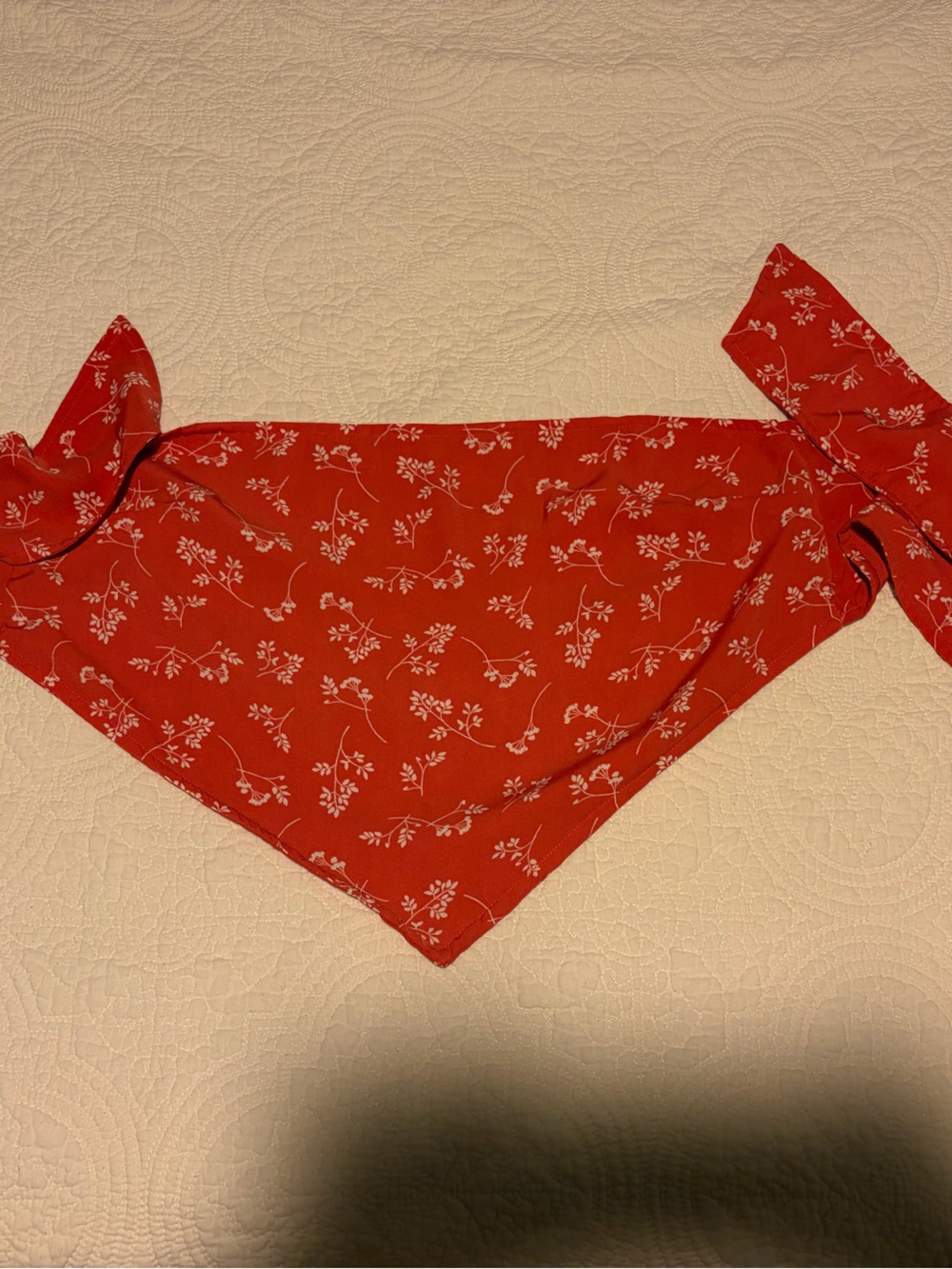 Abercrombie & Fitch Red Floral tie top